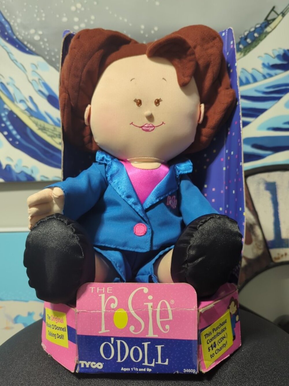 Vintage 90s Rosie O'Doll Original Rosie O'Donnell Talking Doll in Original Box